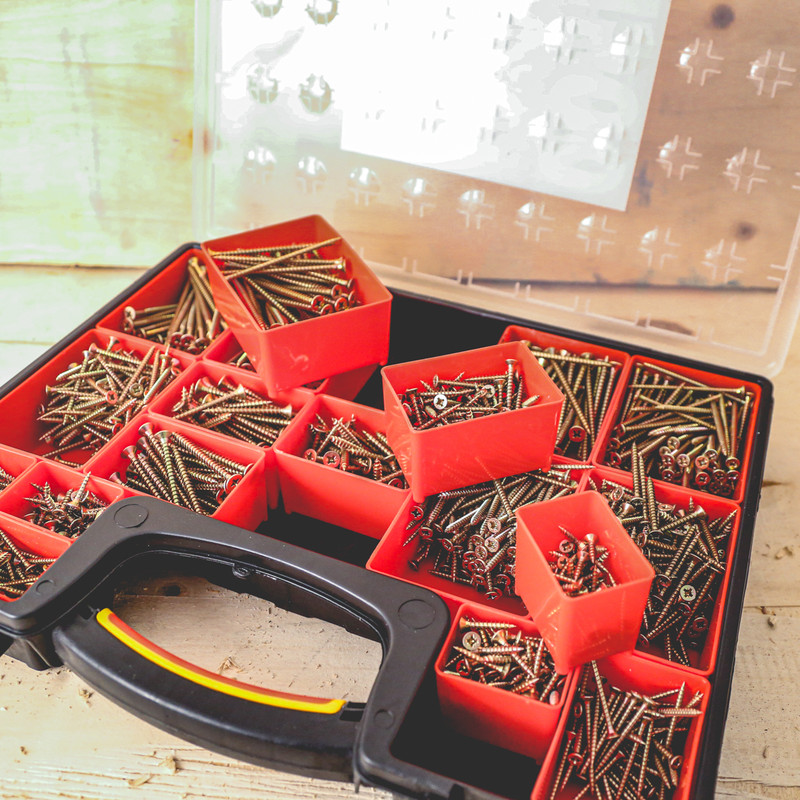 Single Thread Countersunk Pozi Screw Pack