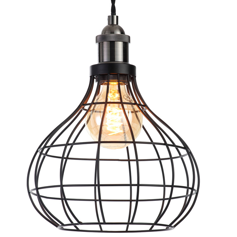 Castor Onion Wire Shade Matt Black
