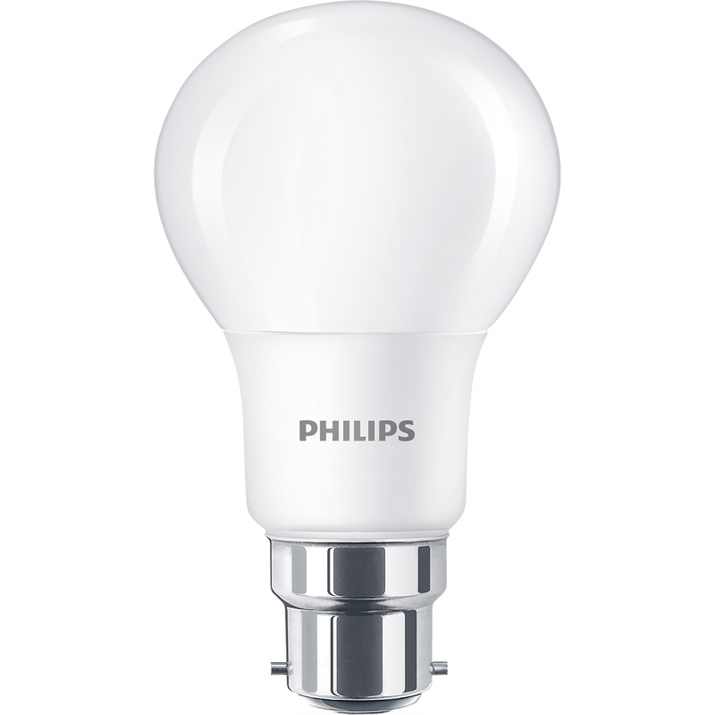 Philips LED A Shape Lamp 5.5W BC (B22d) 470lm 6 Pack