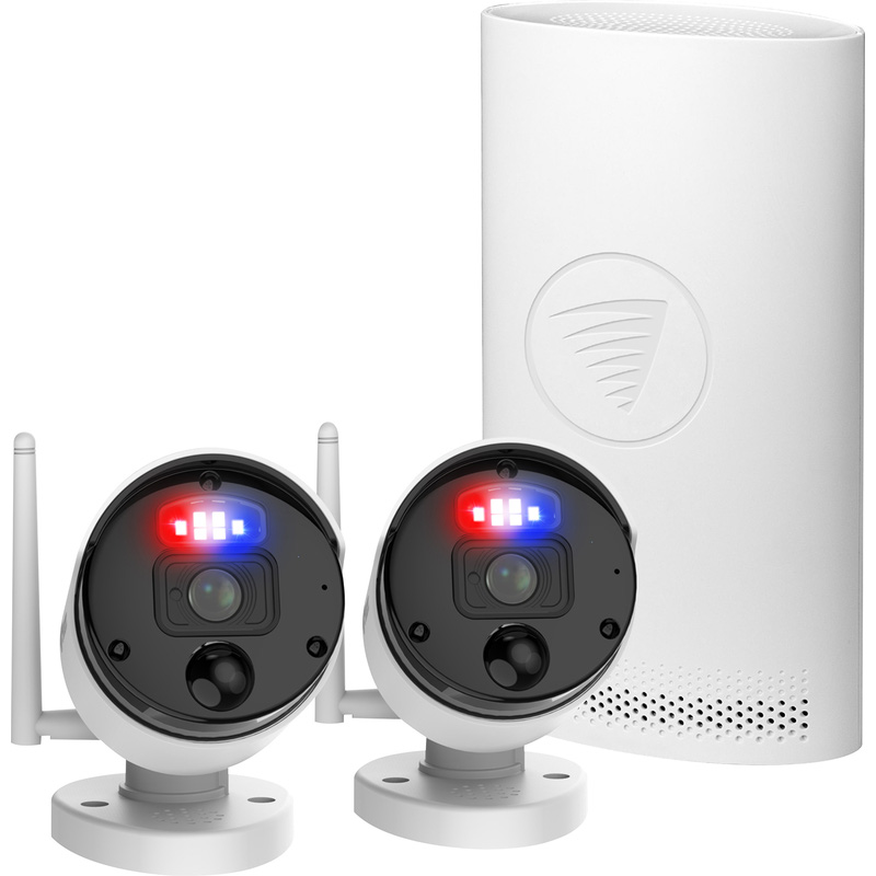 Swann Smart Security 4k WiFi NVR CCTV System: 4 Channel 1TB HDD, 2 x WiFi Enforcer Camera
