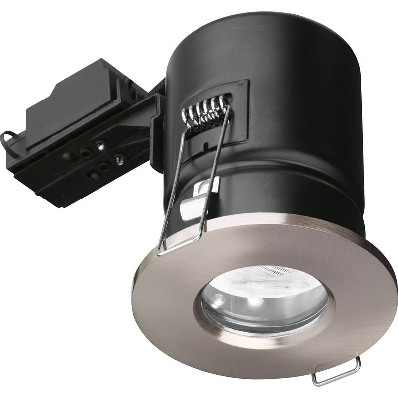 Enlite IP65 Fire Rated GU10 Downlight EN-FD103SN Satin Nickel