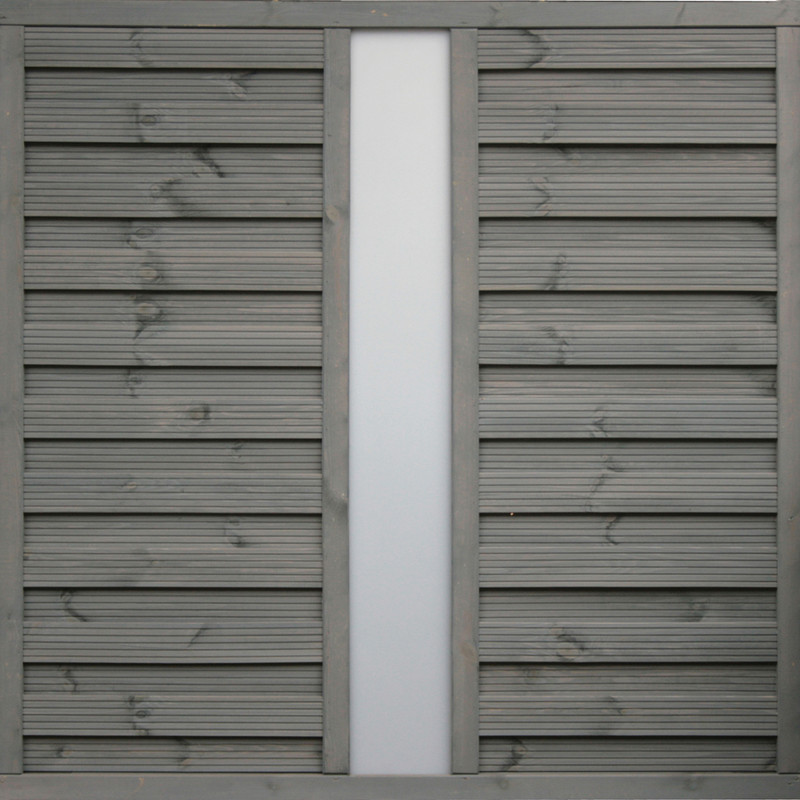 Rowlinson Palermo Fence Panel with Opaque Infill 6' x 6' - 180cm (h) x 180cm (w) x 4cm (d)