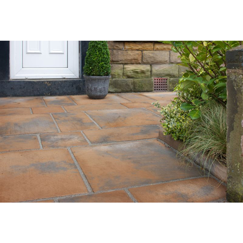 Marshalls Firedstone Paving Slabs Project Pack Autumn