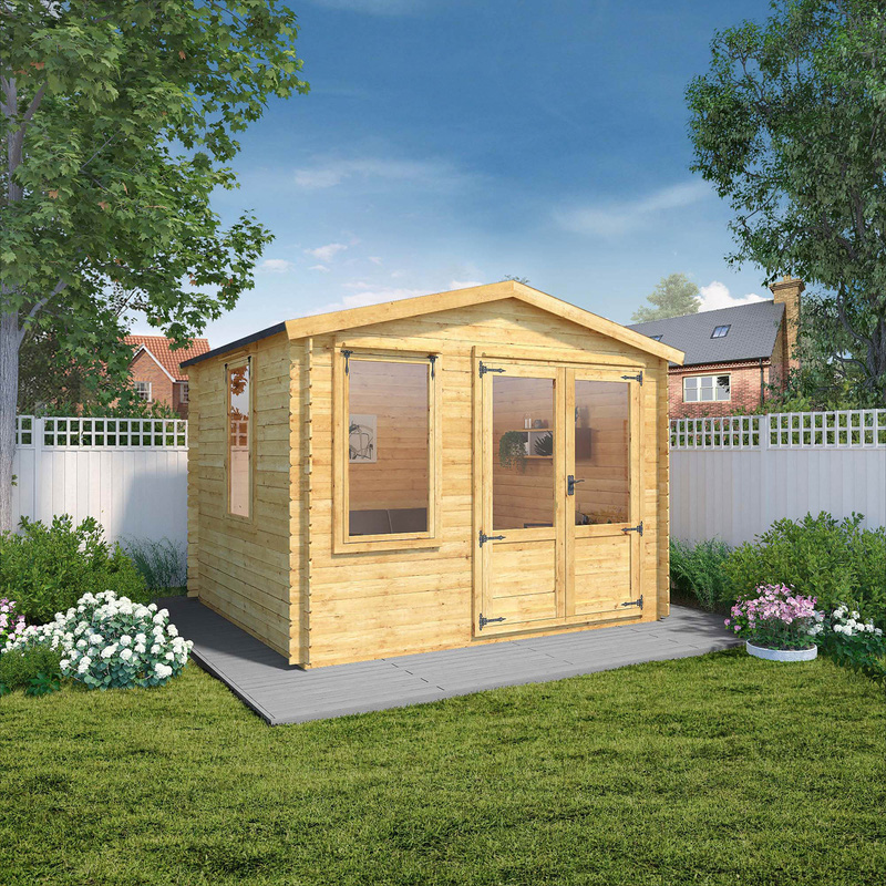 Mercia Log Cabin - 19mm 3.3m x 3m
