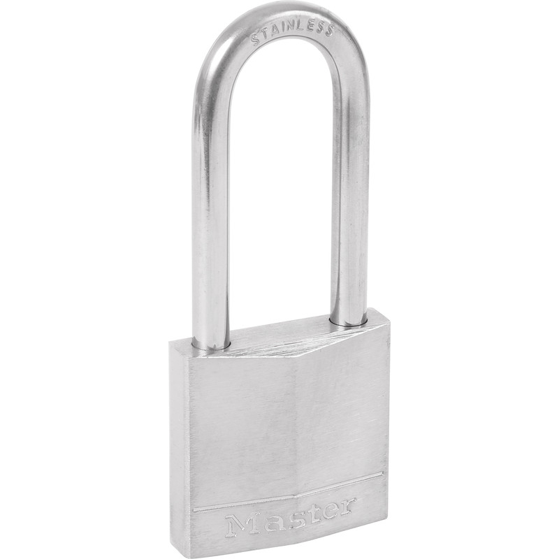 Master Lock Marine Grade Nickel Plated Brass Padlock 40 x 6 x 52mm Extra Long Shackle