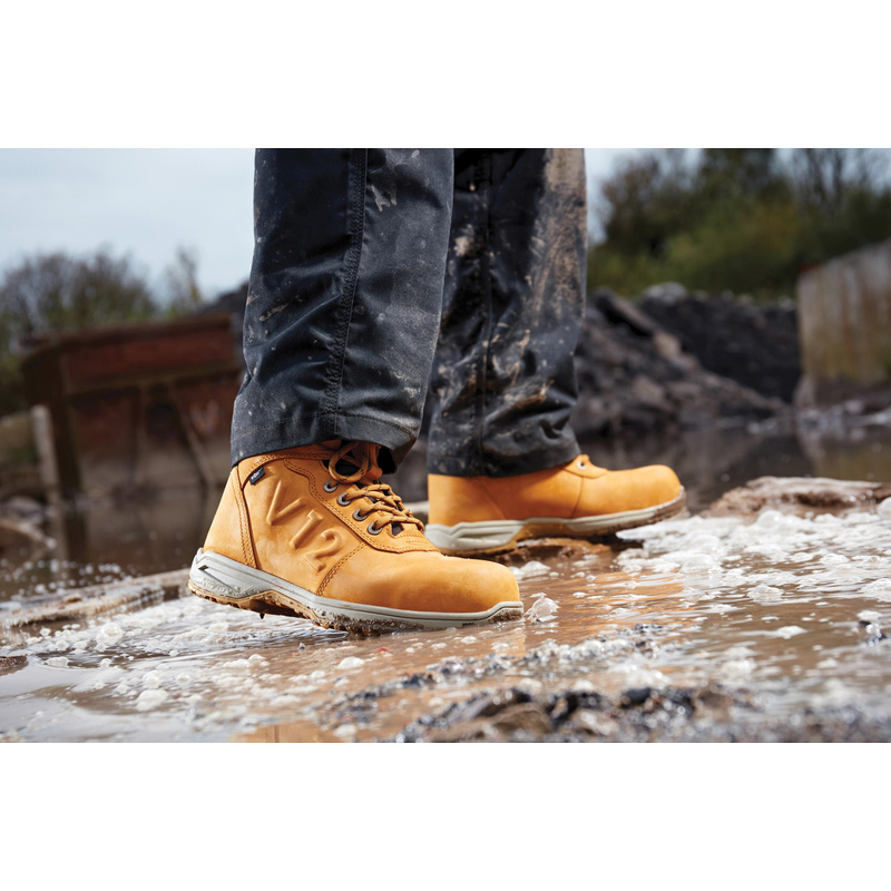 V12 Lynx Waterproof Safety Boots Honey Size 11