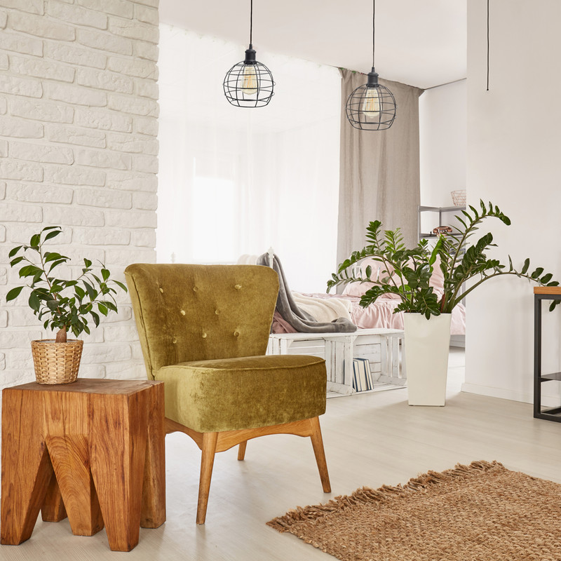 4lite WiZ Connected Decorative Single Black Pendant with Birdcage and ST64 6.5W LED Smart WiFi Bulb Warm to Cool White 720lm