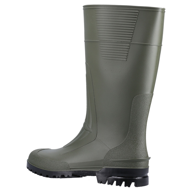 PVC Non-Safety Wellington Boots Green Size 11