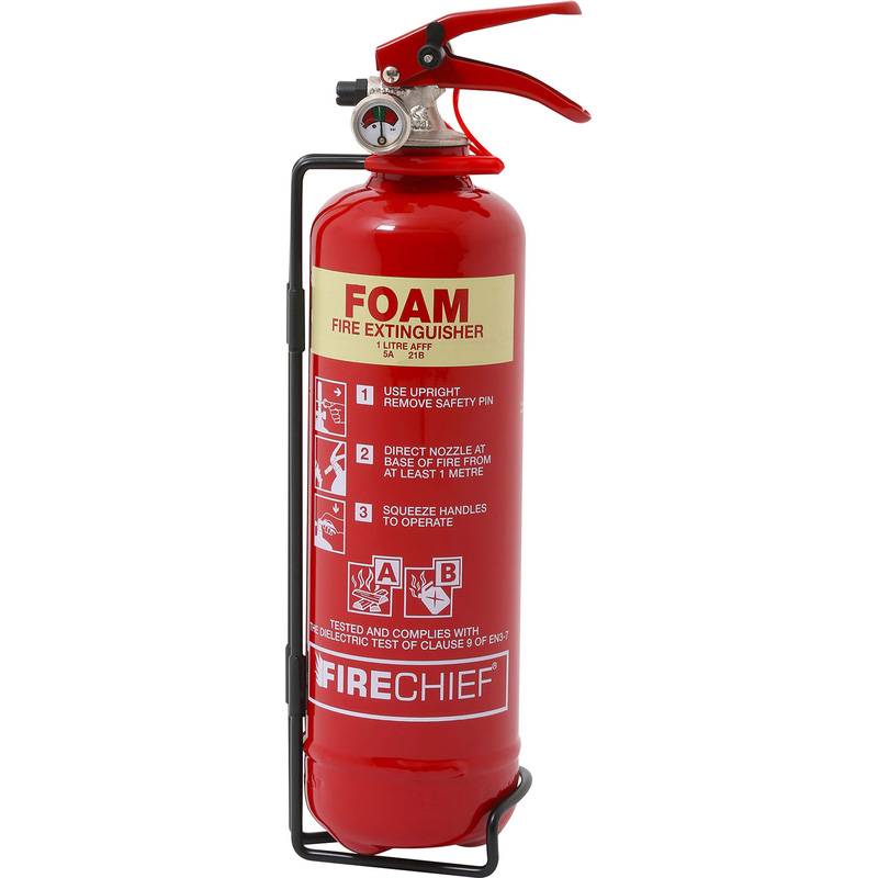 Firechief Foam Fire Extinguisher 1L Rating 5A 21B