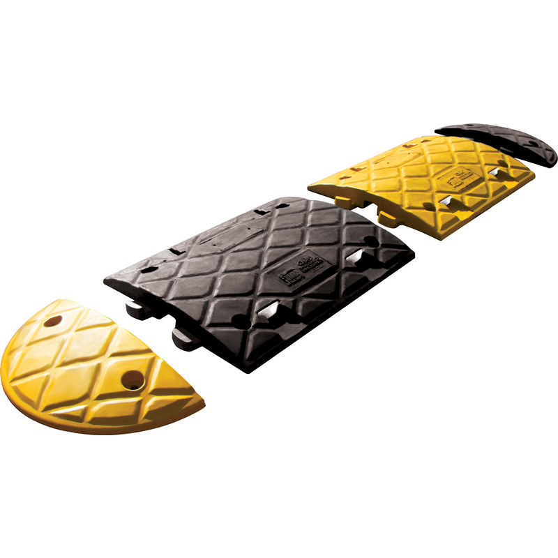 JSP Jumbo Speed Bump Black and Yellow 50mm Height