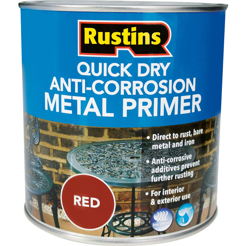 Quick Dry Anti Corrosion Metal Primer Paint Red 1L