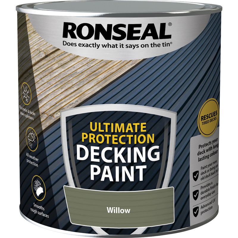 Ronseal Ultimate Protection Decking Paint 2.5L Willow