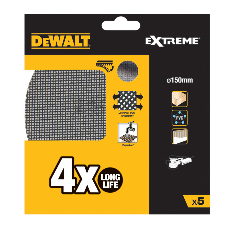 DeWalt Mesh Sanding Disc 150mm 320 Grit