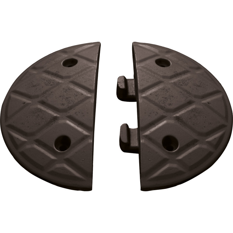 JSP Jumbo Speed Bump End Caps Black