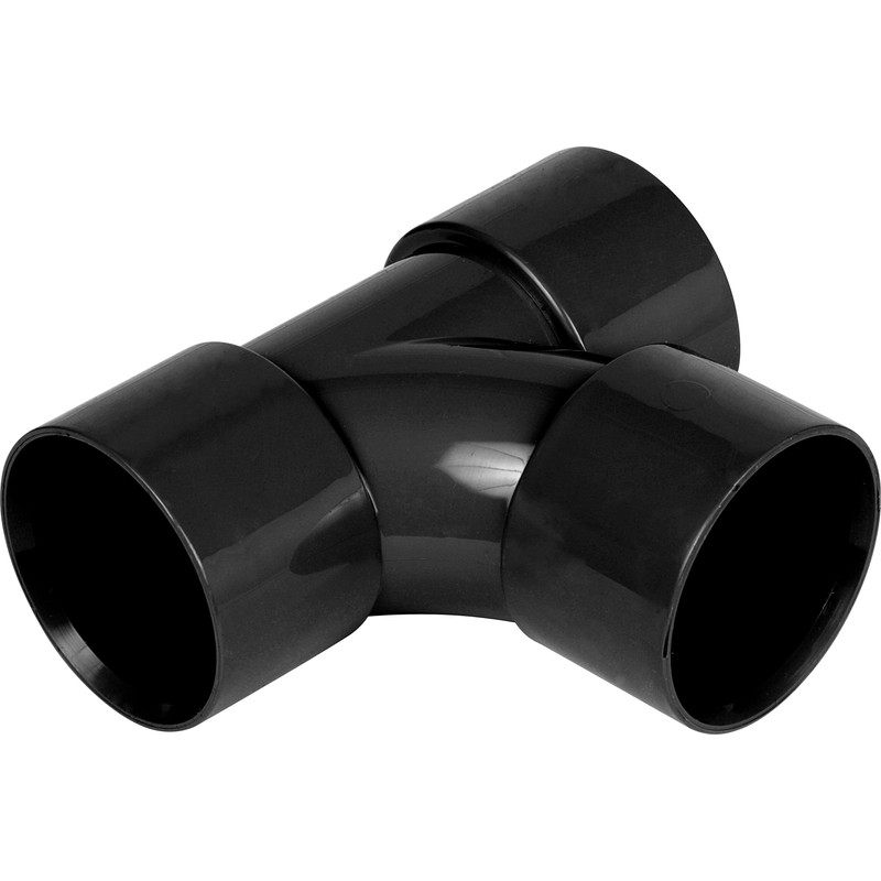 Solvent Weld Tee 40mm Black
