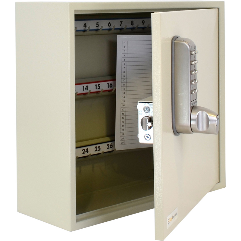 Key Secure By Codelocks Original Key Cabinet with CL2255 Electronic Lock 50 Key Hooks