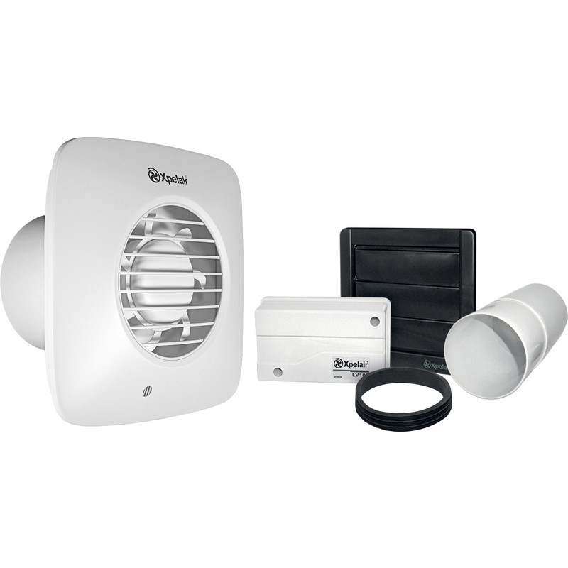 Xpelair Simply Silent 100mm Low Voltage Extractor Fan Timer