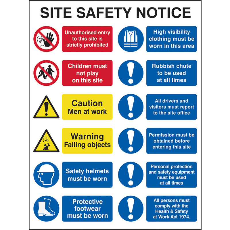 Composite Site Safety Notice