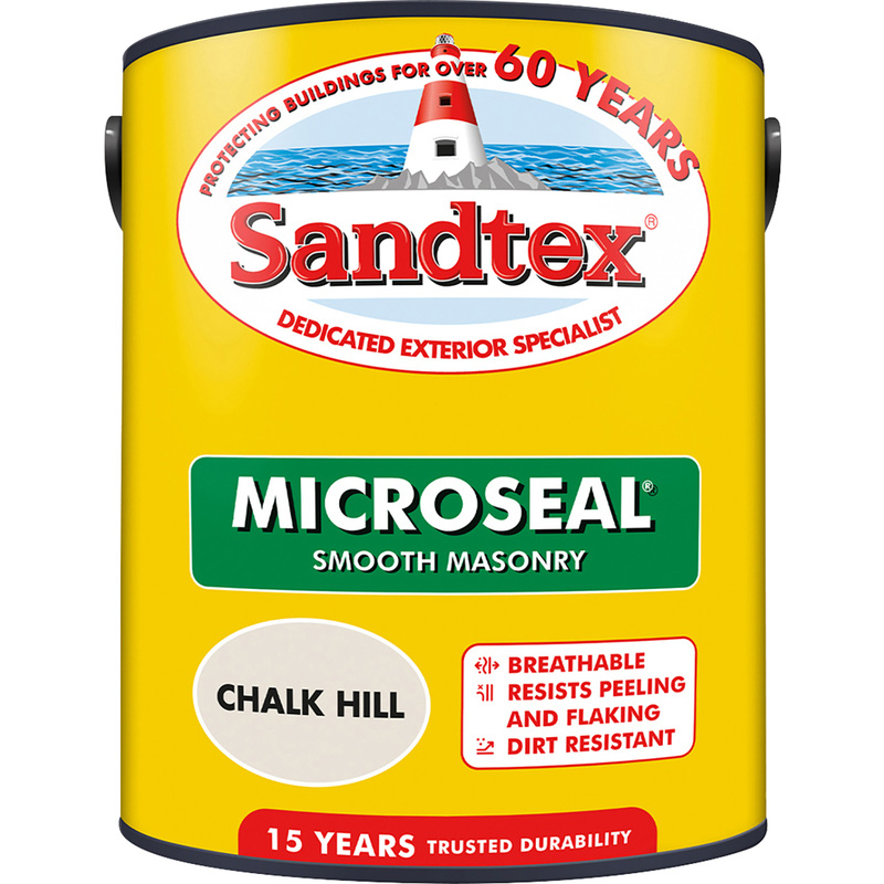 Sandtex Ultra Smooth Masonry Paint 5L Chalk Hill