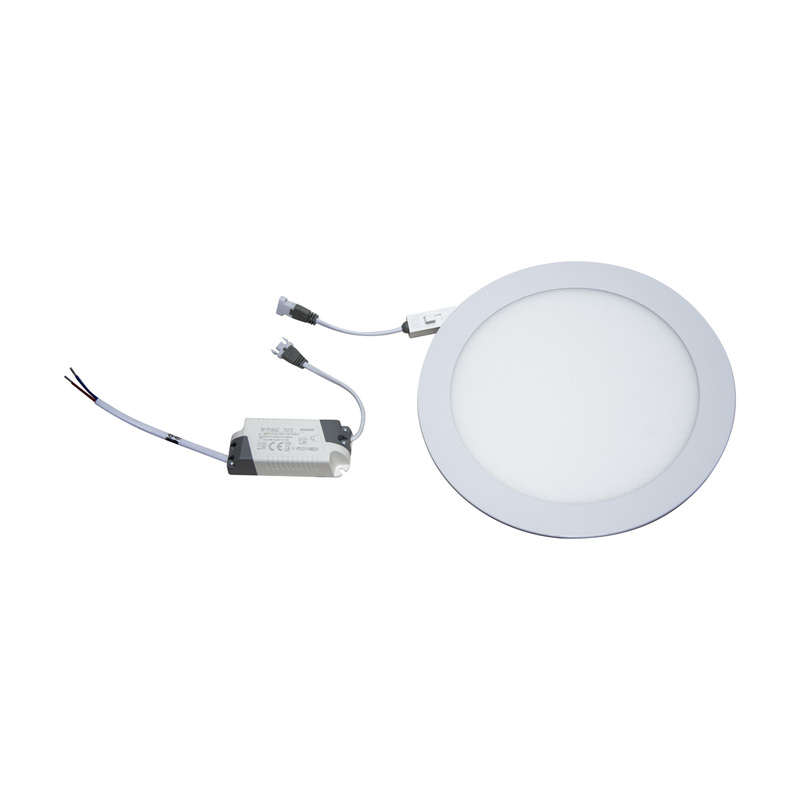 V-TAC LED Mini Round Panel CCT 3in1 Switchable 18W White 1400lm