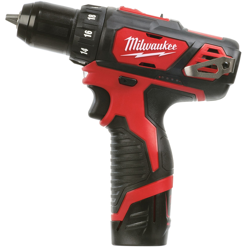 Milwaukee M12 Sub Compact Drill Driver 2 x 2.0Ah