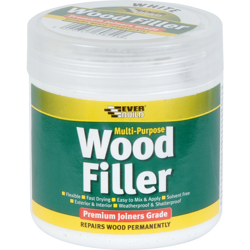 Everbuild Multi Purpose Wood Filler 250ml White
