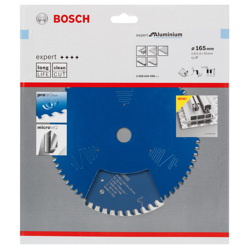 Bosch EXPERT Aluminium Circular Saw Blade 165 x 30 x 52T