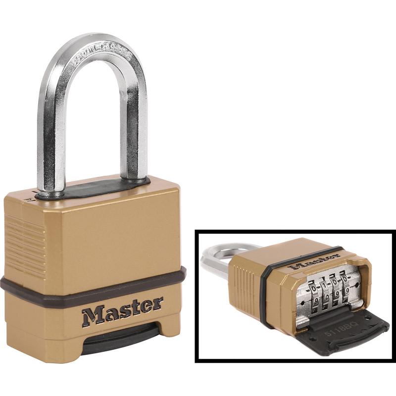 Master Lock EXCELL Combination Padlock 56 x 9 x 38mm LS