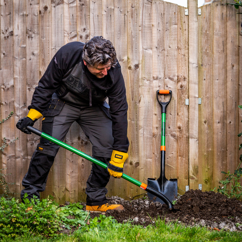 Hawksmoor Long Handle Round Shovel 220mm