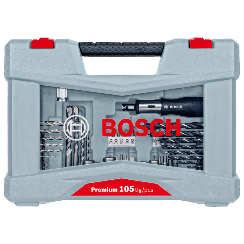 Bosch Premium Mixed Drill Bit Set 105 Piece