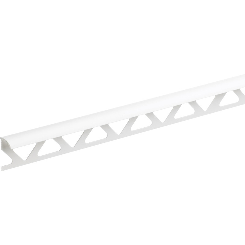 Homelux White PVC Trade Tile Trim 9mm x 2500mm