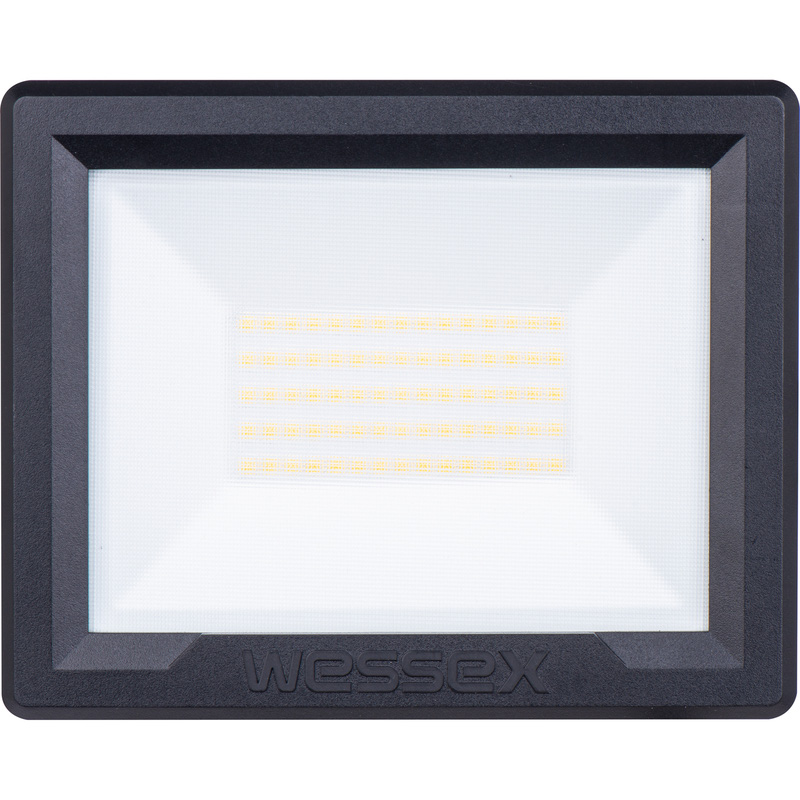 Wessex LED Floodlight IP65 50W 6000lm 4000K Black