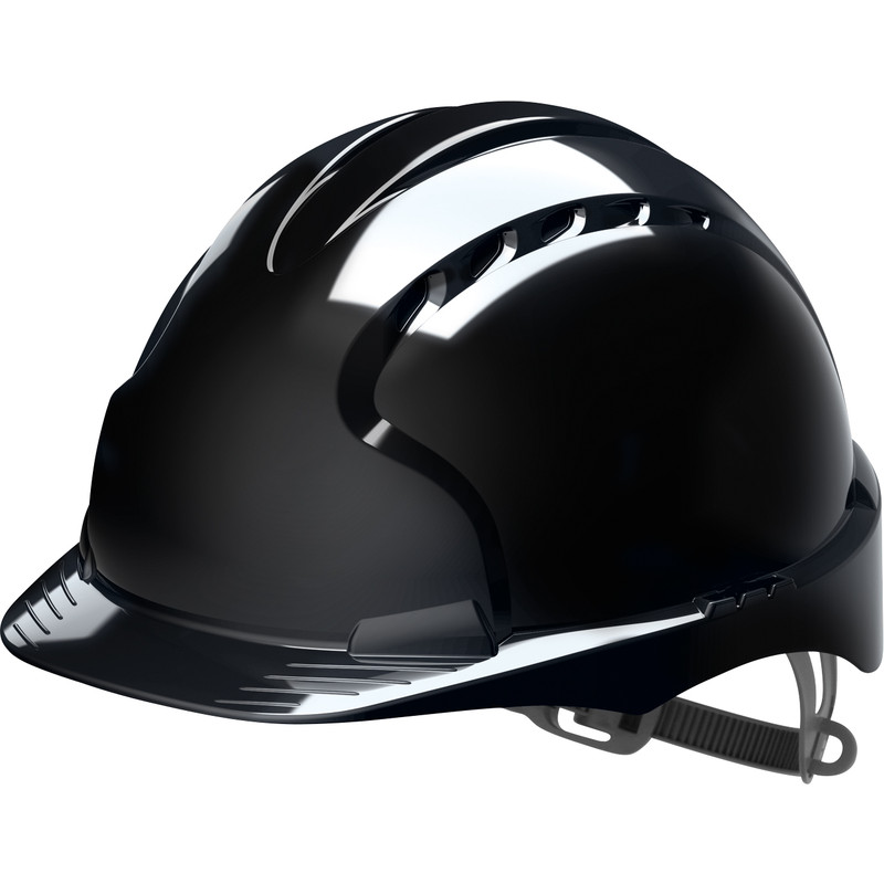 JSP EVO2 Adjustable Safety Helmet Black