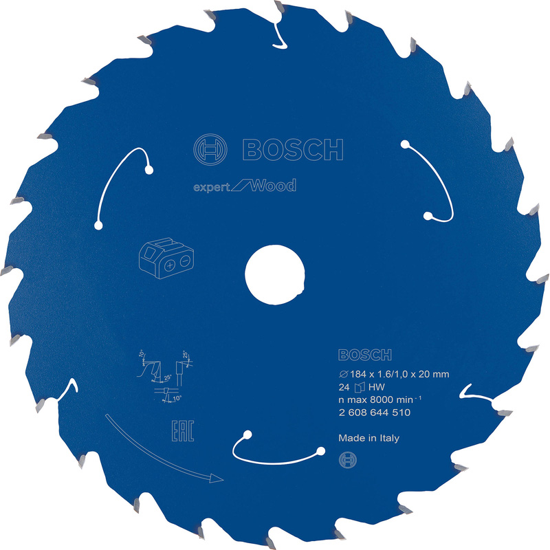 Bosch EXPERT Cordless Circular Saw Blade 184 x 20 x 24T