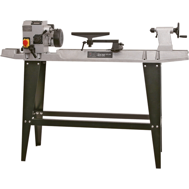 SIP 12 x 36" 550W Floor Standing Cast Iron Wood Lathe 230V