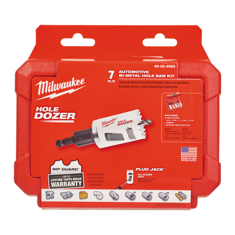 Milwaukee Hole Saw Set