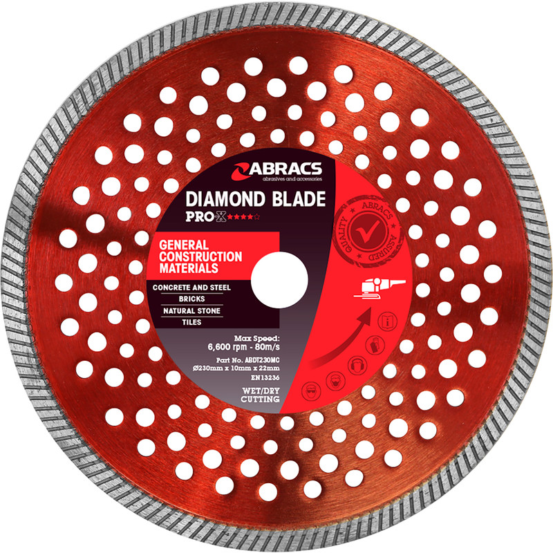 Abracs Pro General Purpose Diamond Blade 230 x 22mm