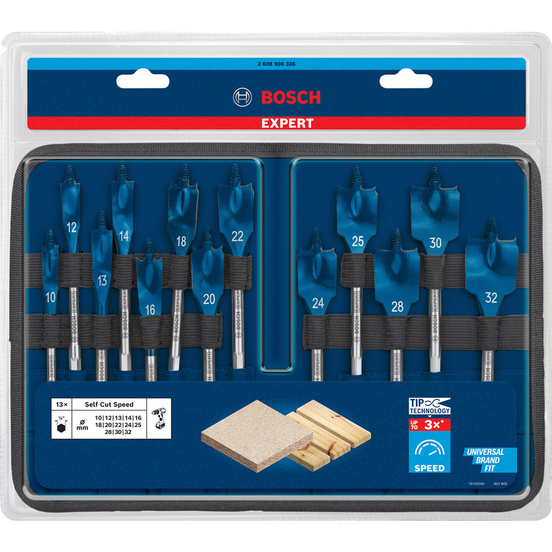 Bosch Expert Selfcut Speed Spade Wood Drill Bit Set