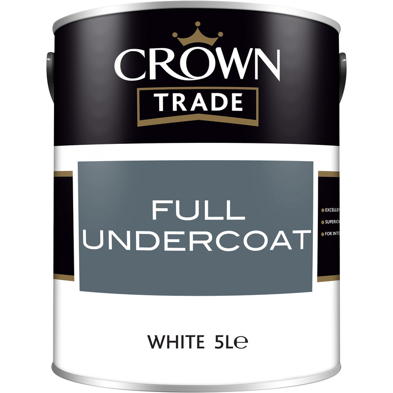 Crown Trade Undercoat Paint 5L White