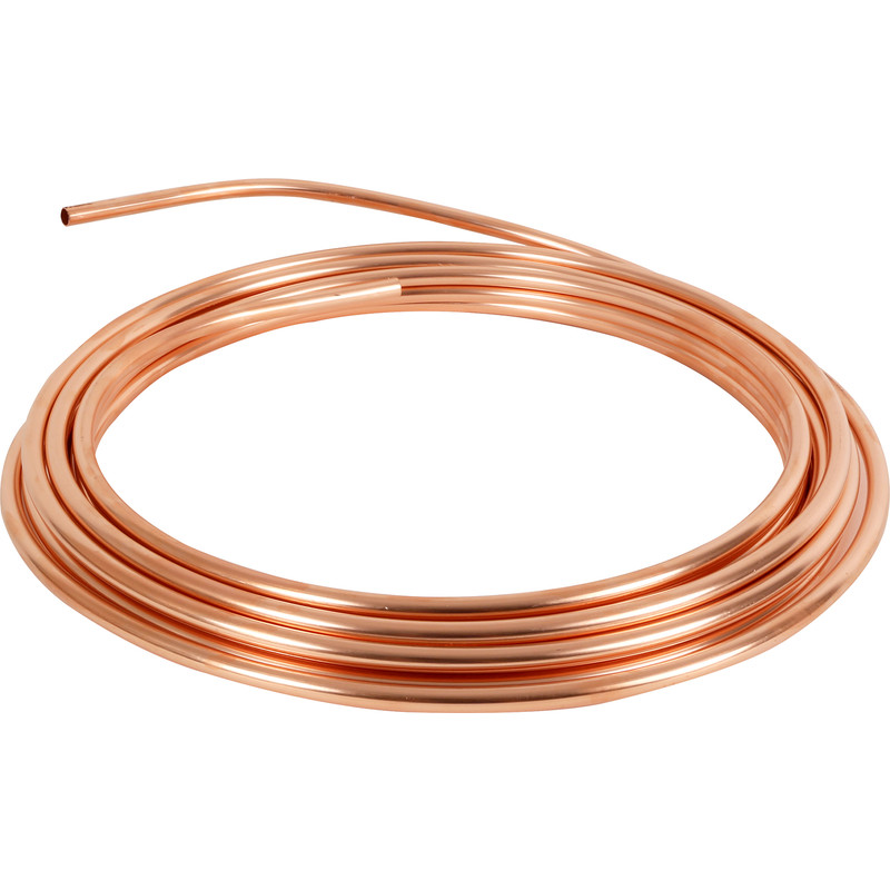 Wednesbury Microbore Copper Pipe Coil 10mm x 10m