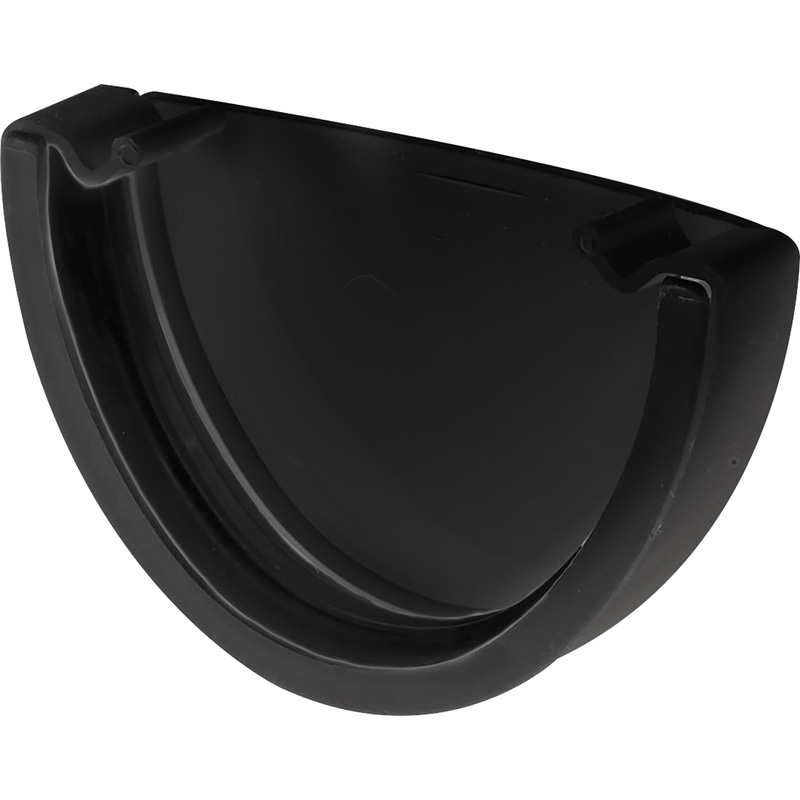 120mm Deep Flow Stop End External Black