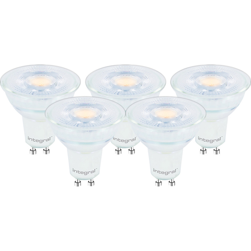 Integral LED Glass GU10 Lamp 3.6W Cool White 400lm