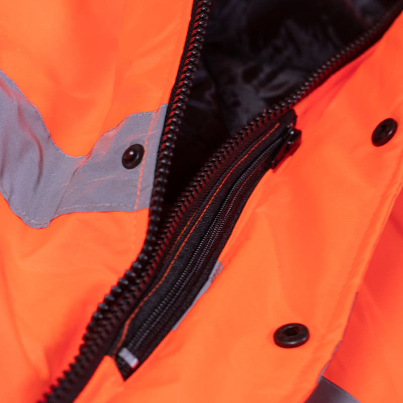 Hi Vis Highway Jacket Orange Large