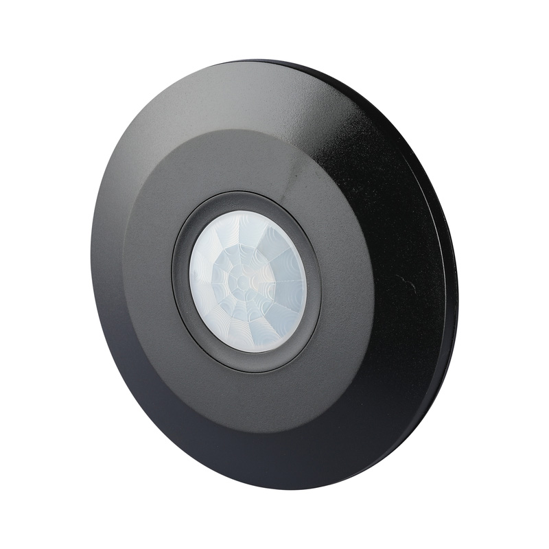 V-TAC PIR Motion Sensor IP20 Black 8m Surface Slimline