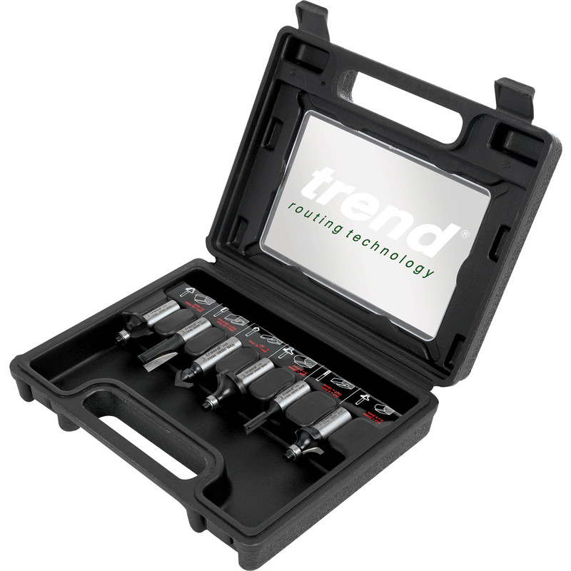 Trend 1/2" Router Cutter Starter Set 6 Piece