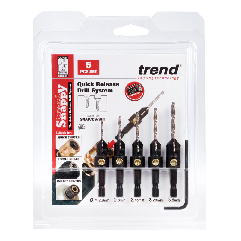 Snappy Countersink Bit Set