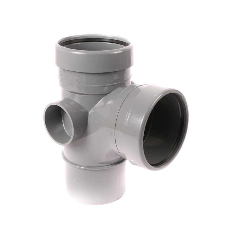 Branch 110mm 92.5° Double Grey