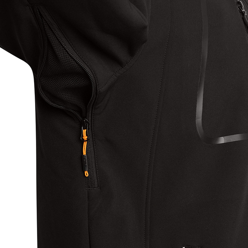 JCB Trade Hooded Softshell Jacket Small