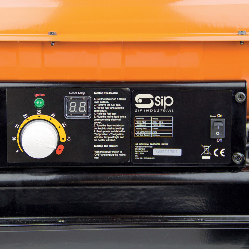 SIP Fireball Diesel Space Heater 75XD 20L