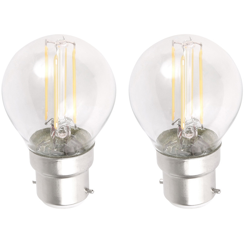 LED Filament Globe Lamp 4W SBC (B15d) 460lm